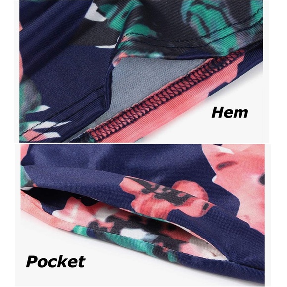 Women’s Plus Long Sleeve Floral High-Waisted Maxi Dress (XXL) NWT - Picture 6 of 10